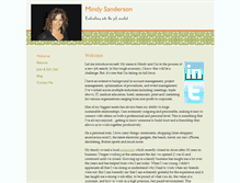 Tablet Screenshot of mindy-sanderson.com